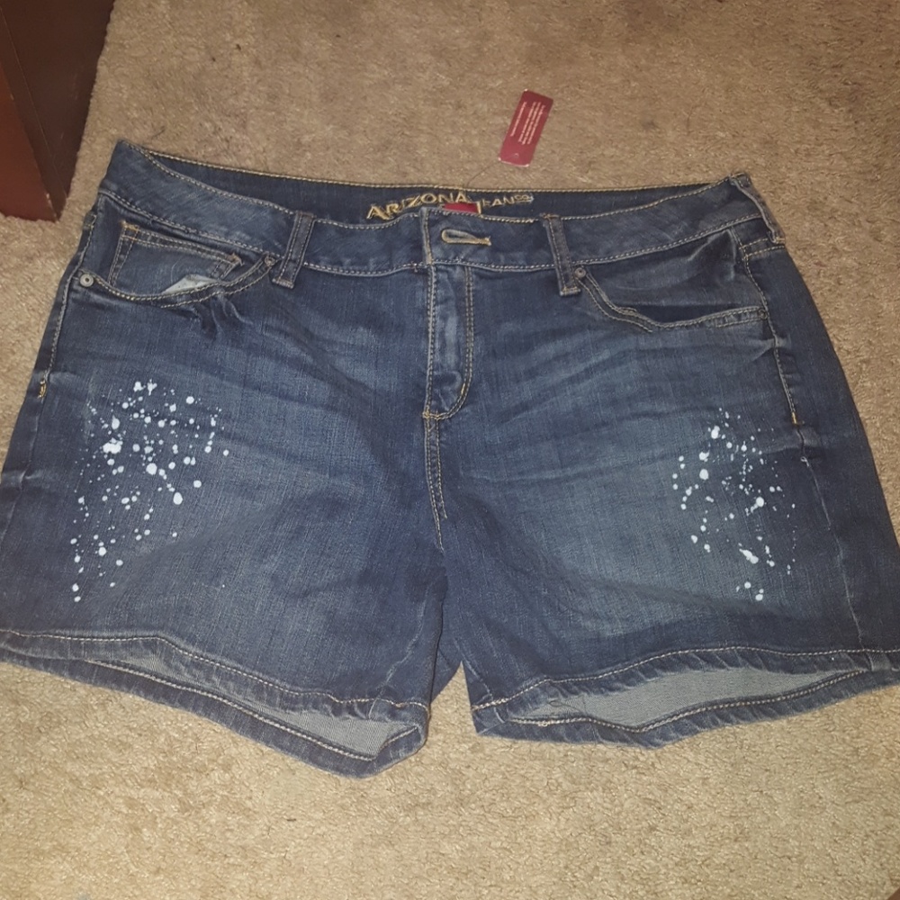 Arizona Jeans Womens Denim Unique Dye shorts 13